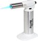 Little Hottie Kitchen Butane Torch – Power Bolt Silver, 6.75" Freestanding Torch with Adjustable 2500°F Flame, Lightweight, Refillable (Butane Gas Not Included)